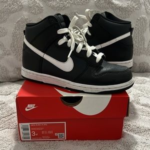 Nike Dunk Hi (PS) Anthracite/White-Black Size 3Y